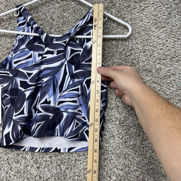 SAGE Collective Multi Set of 2 Crop Bra Top Leggings‎ Women's XS Blue Gray New - Picture 8 of 16